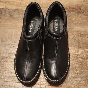 ‼️50%_5+Bundles‼️ EASTLAND Black Leather Slip-On Shoes S2